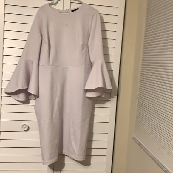 Eloquii Scuba Sleeve Dress - Picture 2 of 5